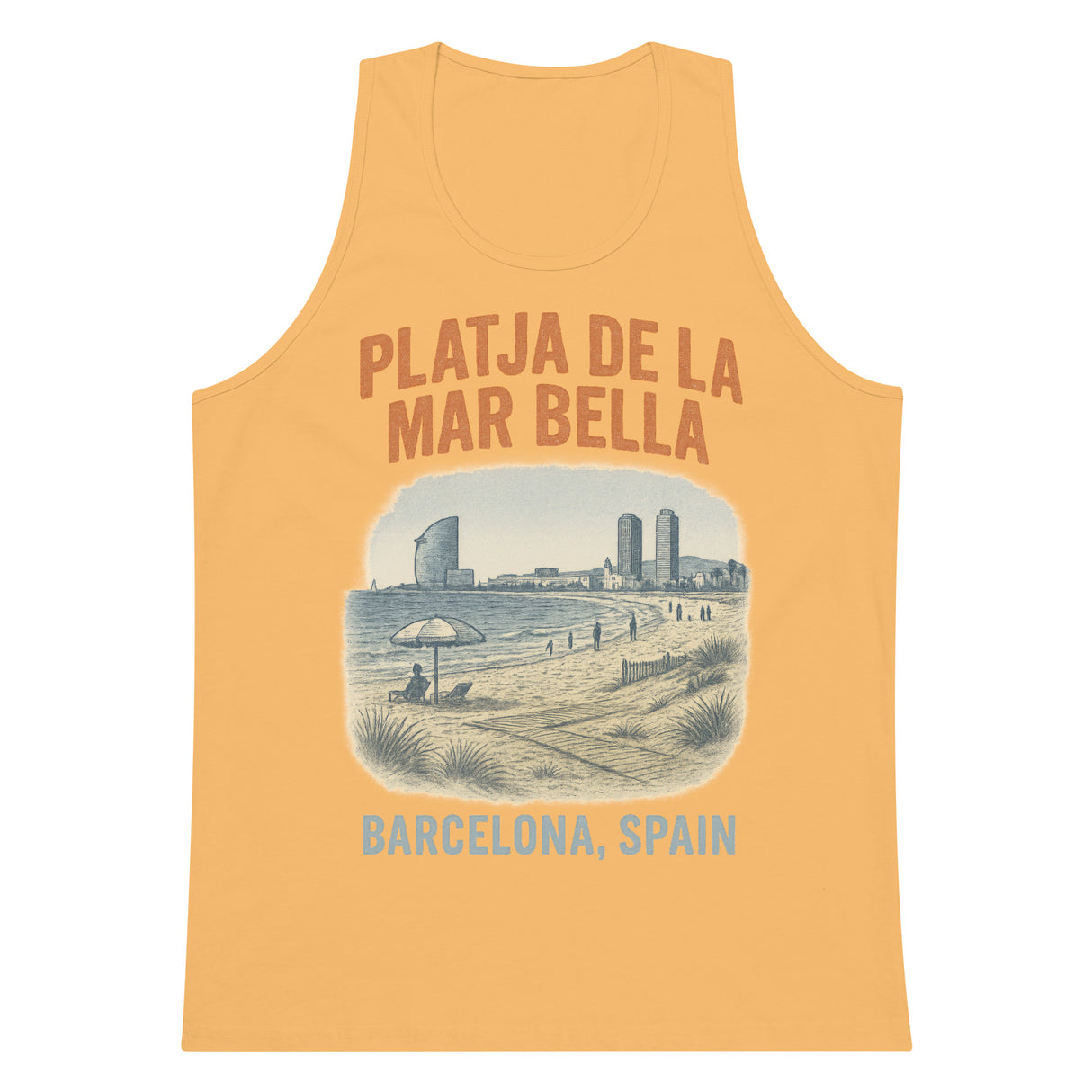 Playja de la Mar Bella (Tank Top)-Tank Top (Staging)-Swish Embassy