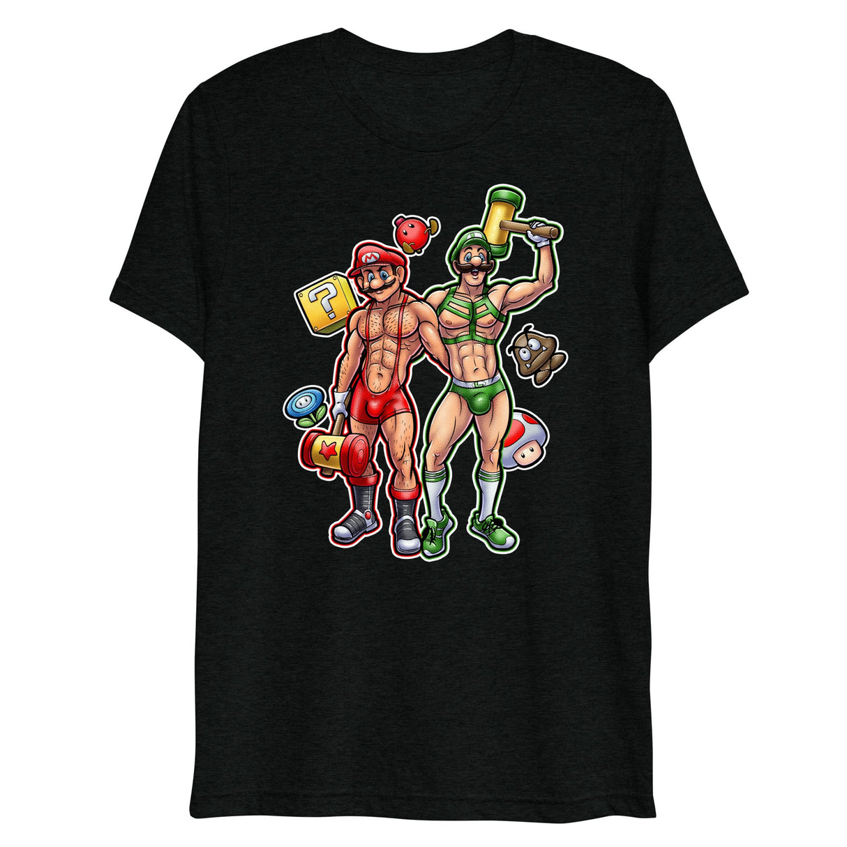 Plumber Butt (Triblend)-Triblend T-Shirt-Swish Embassy