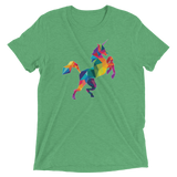 Polygon Unicorn (Triblend)-Triblend T-Shirt-Swish Embassy