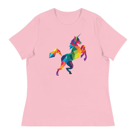 Polygon Unicorn (Women's Relaxed T-Shirt)-Women's T-Shirts-Swish Embassy