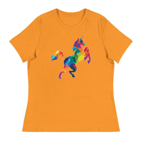 Polygon Unicorn (Women's Relaxed T-Shirt)-Women's T-Shirts-Swish Embassy