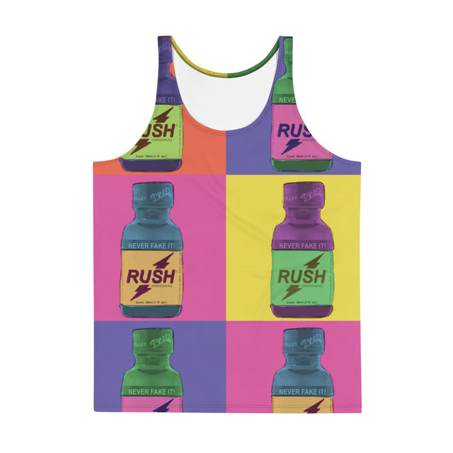 Pop Art VHS (Allover Tank Top)-Allover Tank Top-Swish Embassy