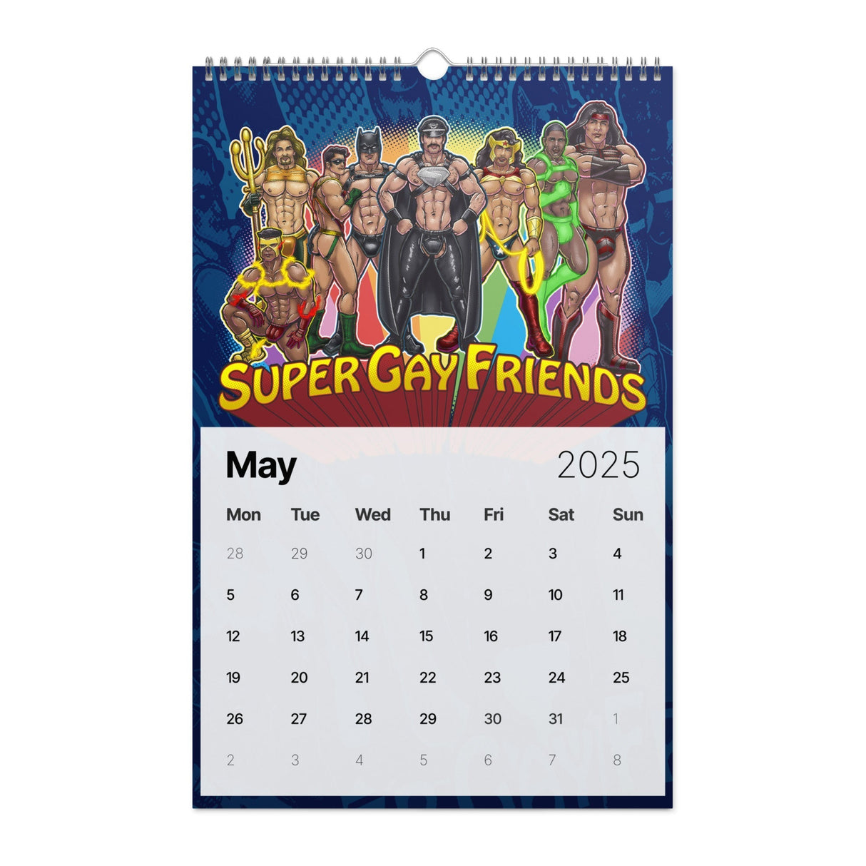 Pop Boys 2025 (Calendar)-Greeting Card-Swish Embassy