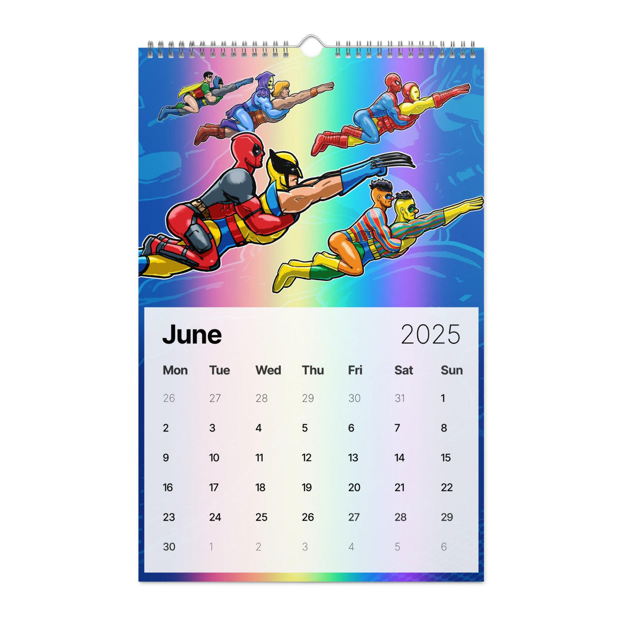 Pop Boys 2025 (Calendar)-Greeting Card-Swish Embassy