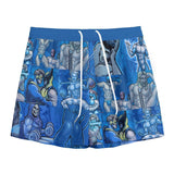 Pop Boys Blue (Shorts)-Shorts-Swish Embassy