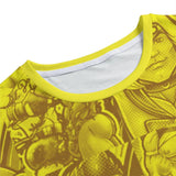 Pop Boys Gold (Allover T-Shirt)-Allover T-Shirt-Swish Embassy