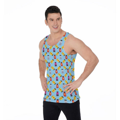 Poppers (Allover Tank Top)-Allover Tank Top-Swish Embassy