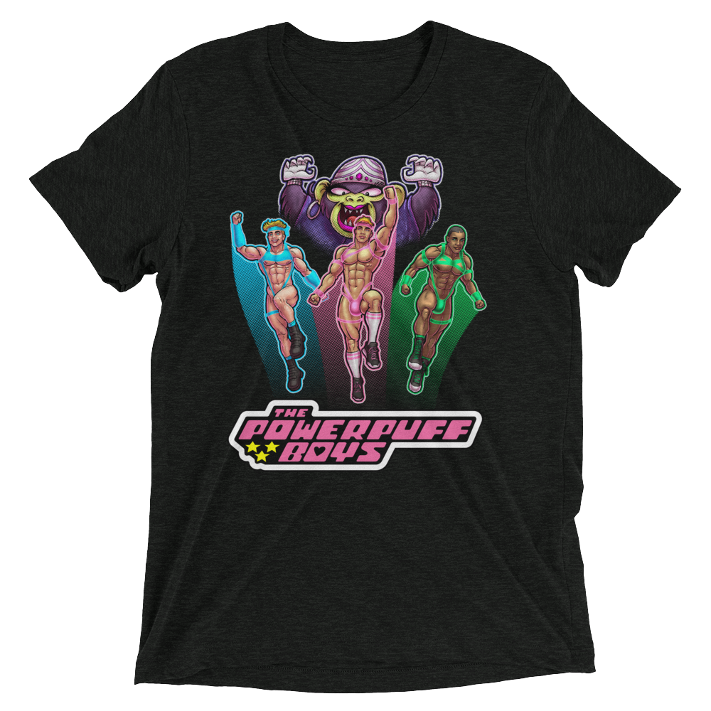 Powerpuff Boys (Triblend)-Triblend T-Shirt-Swish Embassy