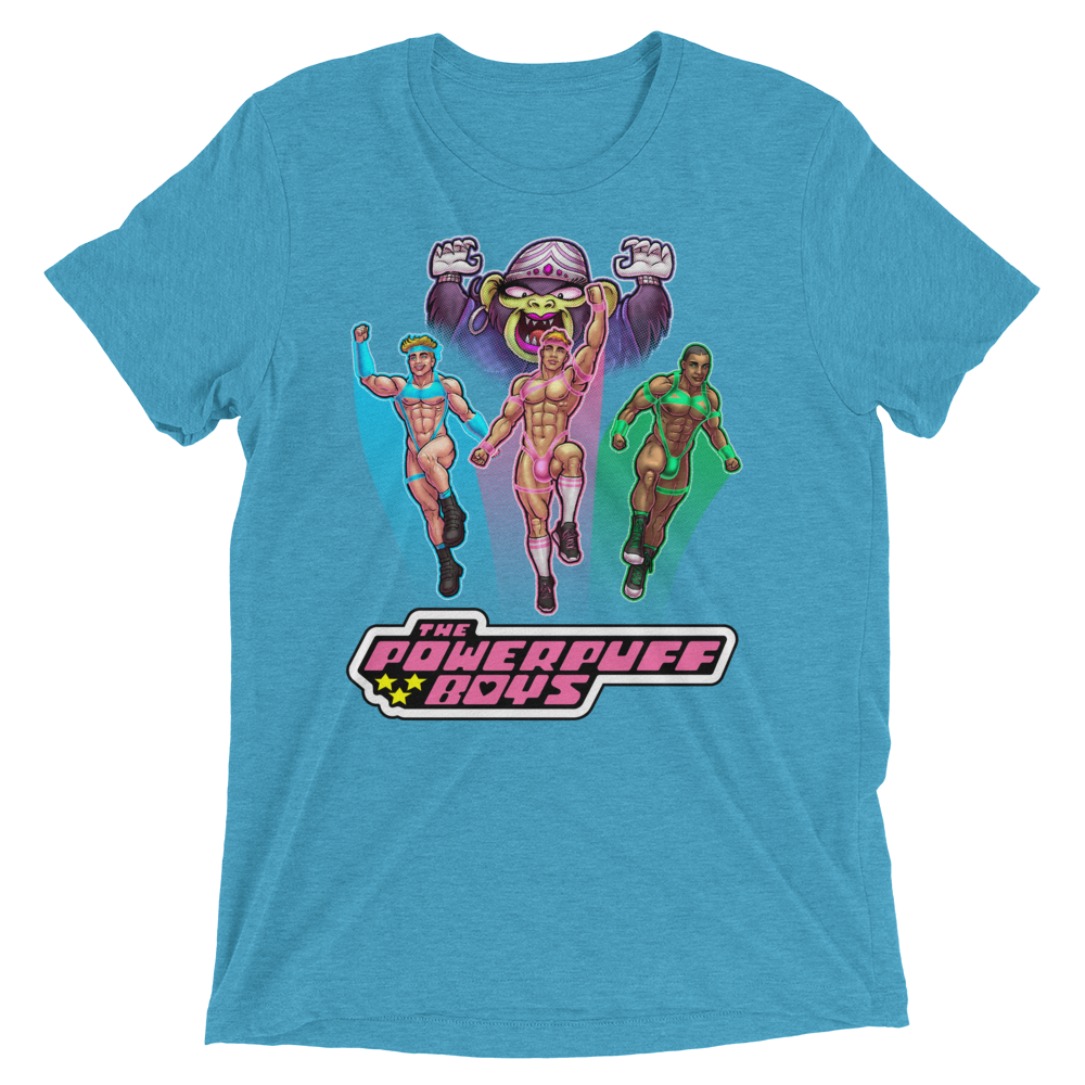 Powerpuff Boys (Triblend)-Triblend T-Shirt-Swish Embassy