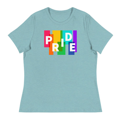 Pride Blocks (Women's Relaxed T-Shirt)-Women's T-Shirts-Swish Embassy