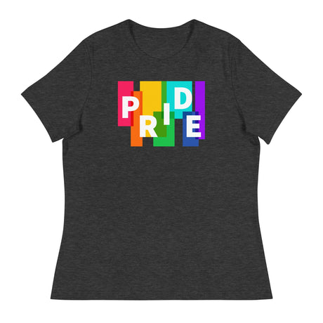 Pride Blocks (Women's Relaxed T-Shirt)-Women's T-Shirts-Swish Embassy