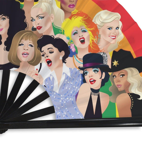 Pride Divas (Folding Clack Fan)-Folding Fans-Swish Embassy