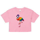 Pride Flamingo (Crop Top)-Crop Top-Swish Embassy