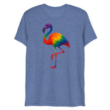 Pride Flamingo (Triblend)-Triblend T-Shirt-Swish Embassy