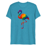 Pride Flamingo (Triblend)-Triblend T-Shirt-Swish Embassy