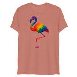 Pride Flamingo (Triblend)-Triblend T-Shirt-Swish Embassy