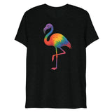 Pride Flamingo (Triblend)-Triblend T-Shirt-Swish Embassy