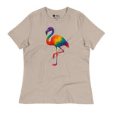 Pride Flamingo (Women's Relaxed T-Shirt)-Women's T-Shirts-Swish Embassy