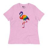 Pride Flamingo (Women's Relaxed T-Shirt)-Women's T-Shirts-Swish Embassy