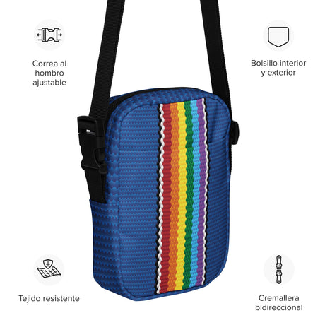 Pride Stripe (Crossbody Bag)-Crossbody Bag-Swish Embassy