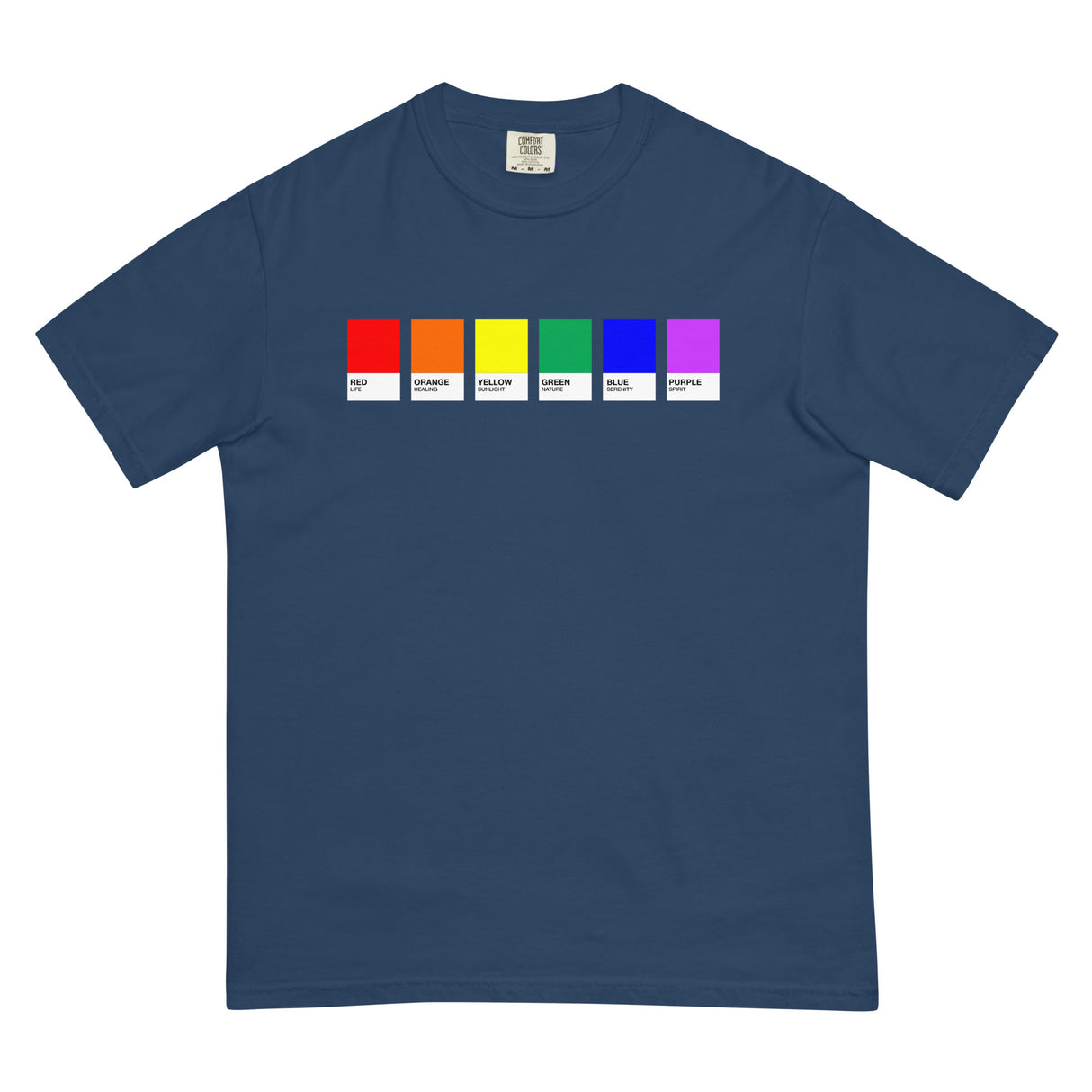 Pride Swatches (Boxy Tee)-Boxy T-Shirt-Swish Embassy