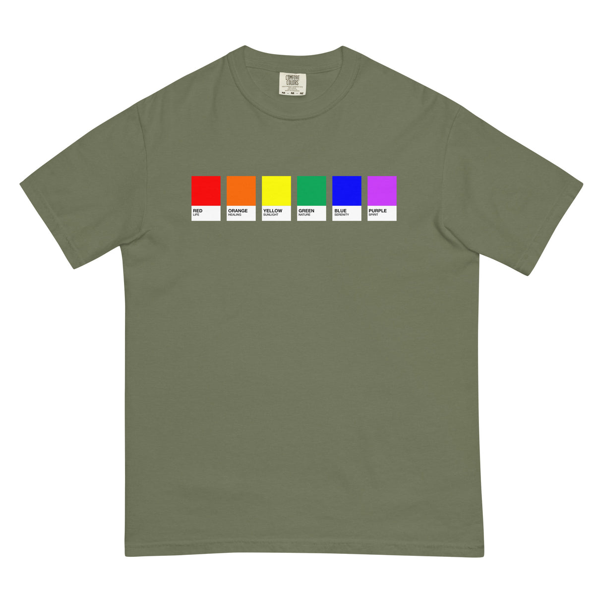 Pride Swatches (Boxy Tee)-Boxy T-Shirt-Swish Embassy