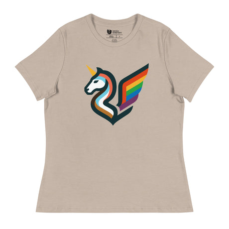 Pride Swishmark (Women's Relaxed T-Shirt)-Women's T-Shirts-Swish Embassy