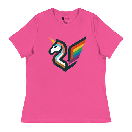 Pride Swishmark (Women's Relaxed T-Shirt)-Women's T-Shirts-Swish Embassy