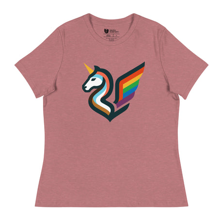 Pride Swishmark (Women's Relaxed T-Shirt)-Women's T-Shirts-Swish Embassy