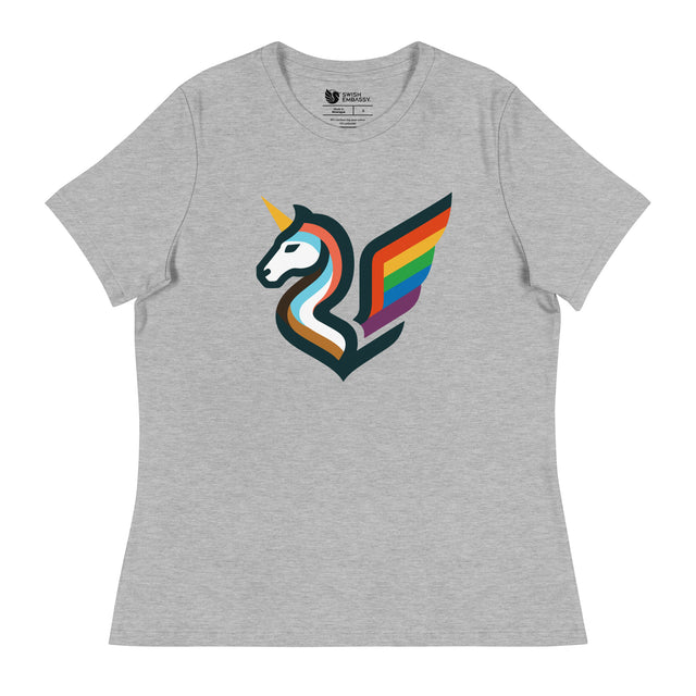 Pride Swishmark (Women's Relaxed T-Shirt)-Women's T-Shirts-Swish Embassy