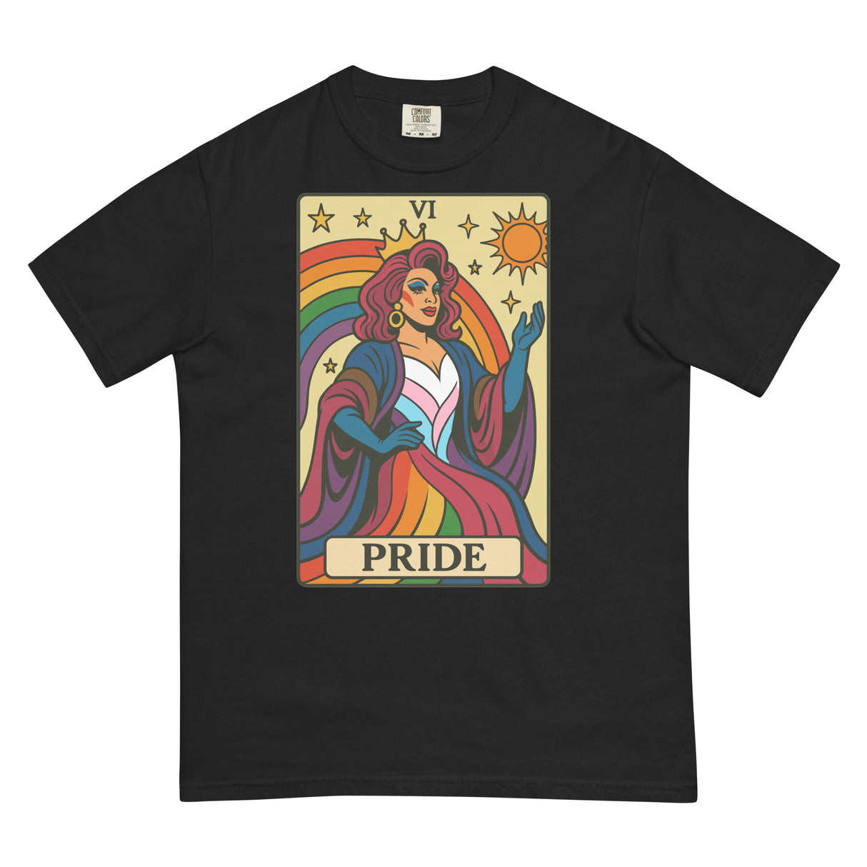 Pride Tarot (Boxy Tee)-Boxy T-Shirt-Swish Embassy
