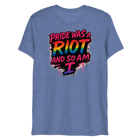 Pride Was a Riot (Triblend)-Triblend T-Shirt-Swish Embassy
