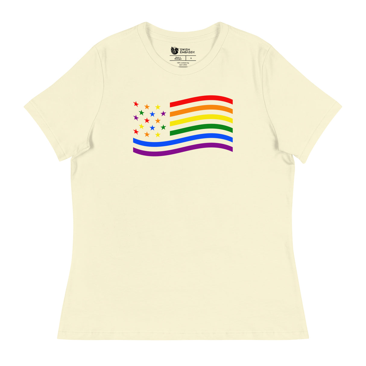 Pride in the USA (Women's Relaxed T-Shirt)-Women's T-Shirts-Swish Embassy