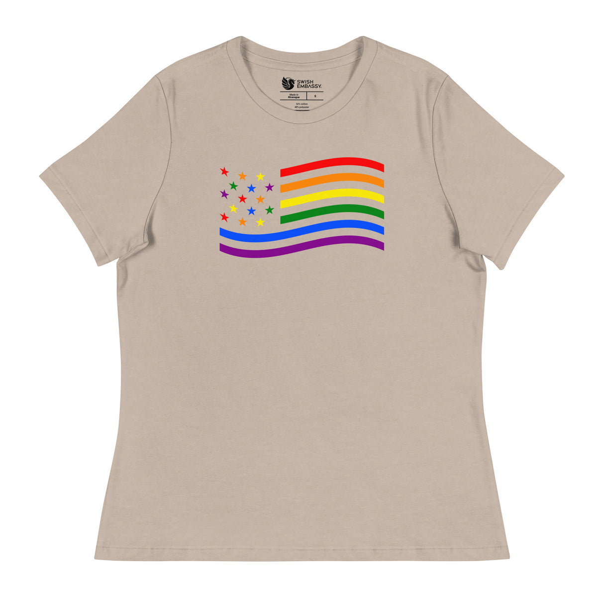 Pride in the USA (Women's Relaxed T-Shirt)-Women's T-Shirts-Swish Embassy