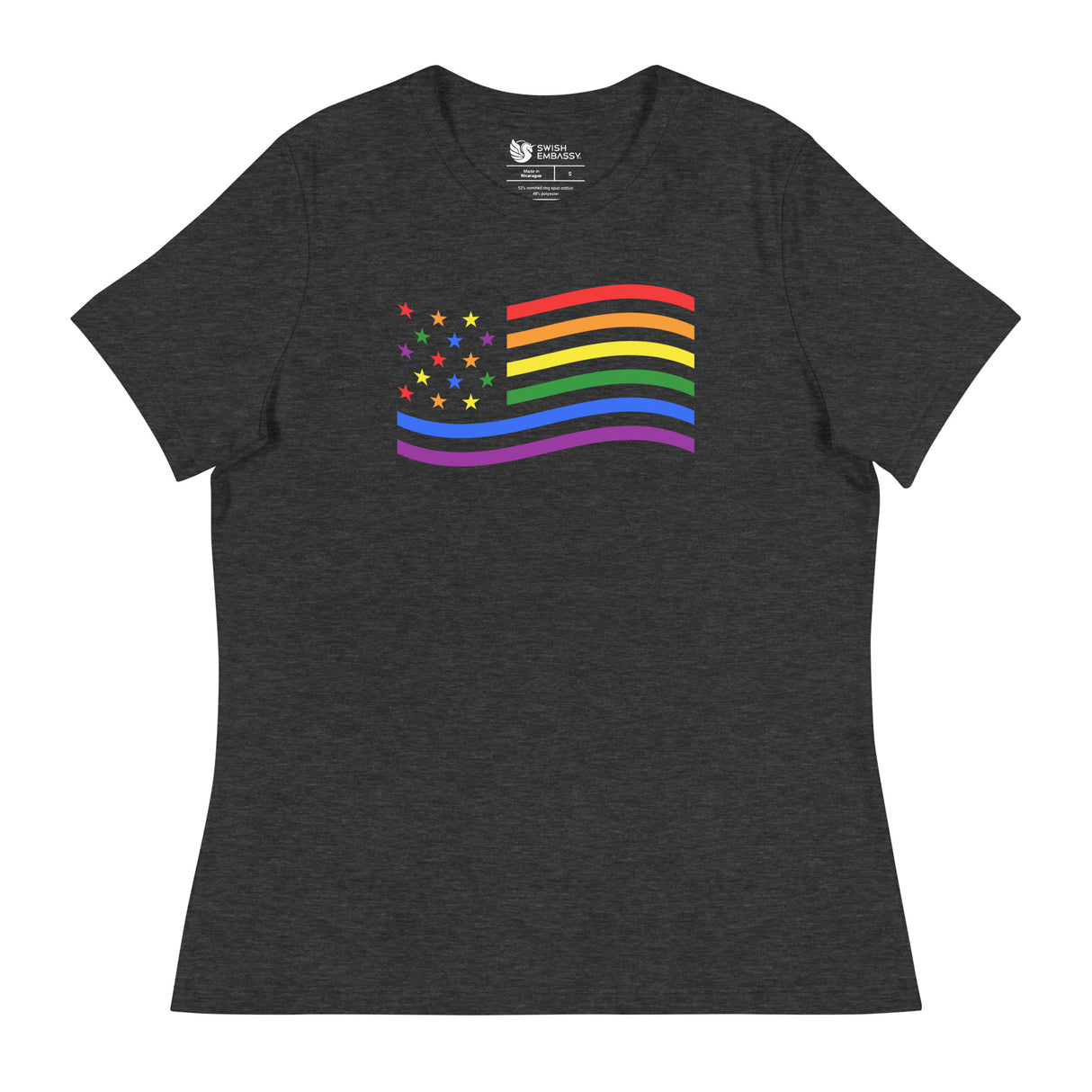 Pride in the USA (Women's Relaxed T-Shirt)-Women's T-Shirts-Swish Embassy