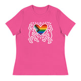 Progress Pride Figures (Women's Relaxed T-Shirt)-Women's T-Shirts-Swish Embassy