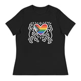 Progress Pride Figures (Women's Relaxed T-Shirt)-Women's T-Shirts-Swish Embassy