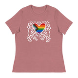 Progress Pride Figures (Women's Relaxed T-Shirt)-Women's T-Shirts-Swish Embassy