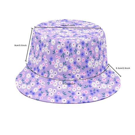 Purple Glory (Allover Bucket Hat)-Allover Bucket Hat-Swish Embassy