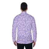 Purple Glory (Long Sleeve Button Shirt)-Long Sleeve Button Shirts-Swish Embassy