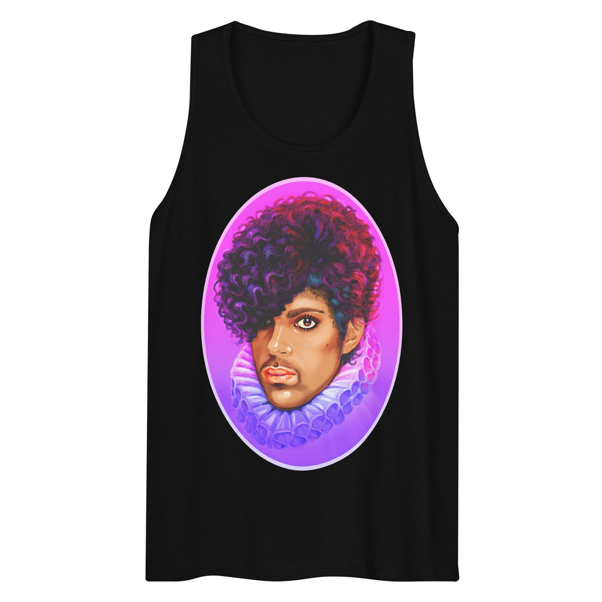 Purple Ruffles (Tank Top)-Tank Top-Swish Embassy