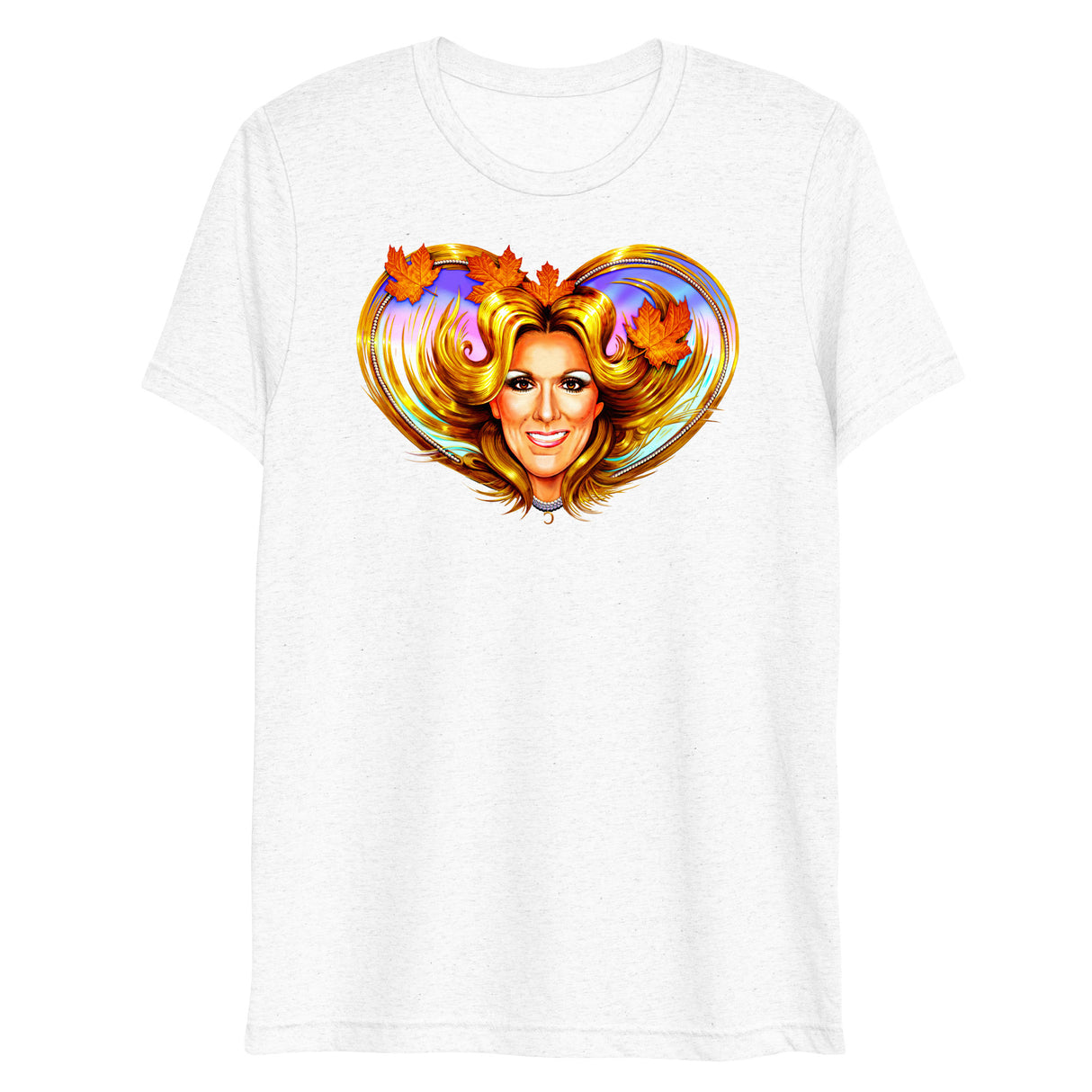 Queen of Hearts and High Notes (Triblend)-Triblend T-Shirt-Swish Embassy