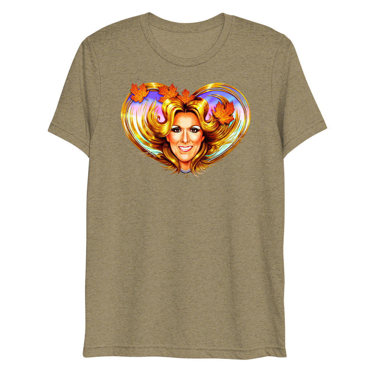 Queen of Hearts and High Notes (Triblend)-Triblend T-Shirt-Swish Embassy