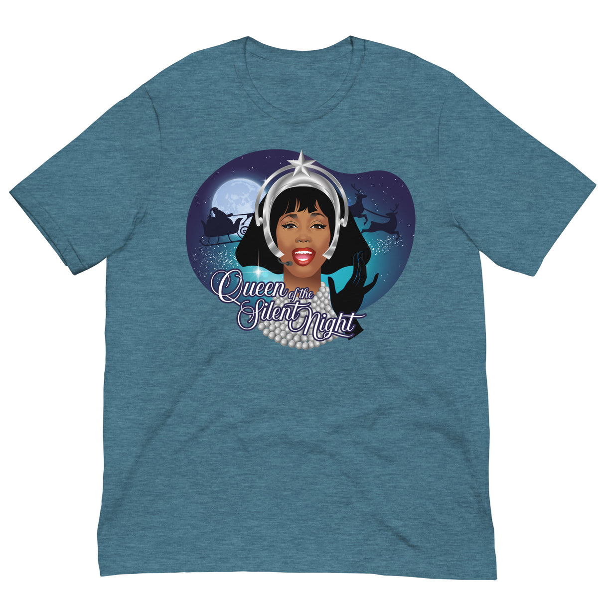 Queen of the Silent Night-T-Shirts-Swish Embassy