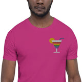 Rainbow Cocktail (Embroidered)-Embroidered T-Shirts-Swish Embassy