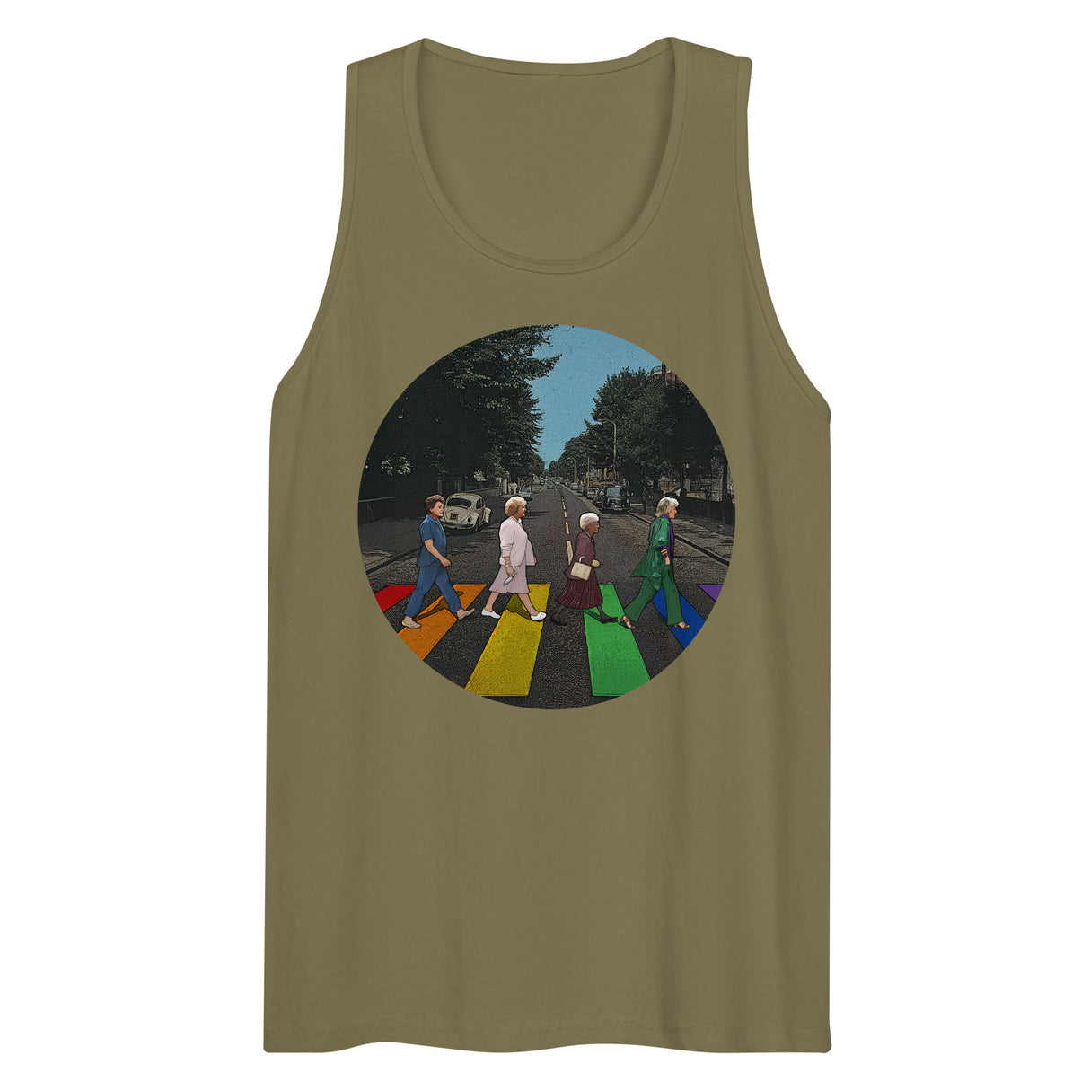Rainbow Crossing Girls (Tank Top)-Tank Top-Swish Embassy