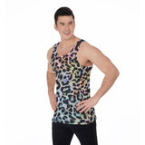 Rainbow Leopard (Allover Tank Top)-Allover Tank Top-Swish Embassy