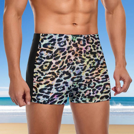Rainbow Leopard (Square Cut Trunks)-Square Cut Trunks-Swish Embassy
