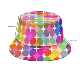 Rainbow Star (Allover Bucket Hat)-Allover Bucket Hat-Swish Embassy