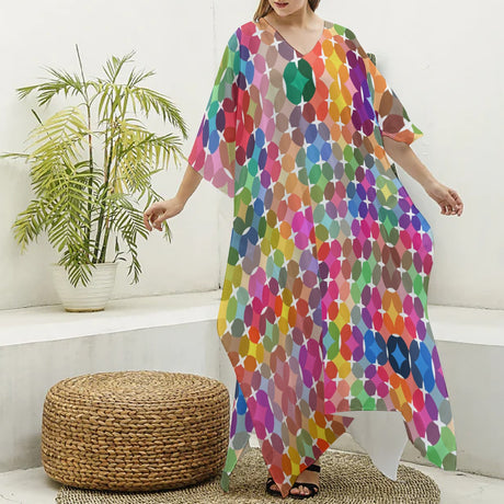 Rainbow Star (Kaftan)-Kaftan-Swish Embassy